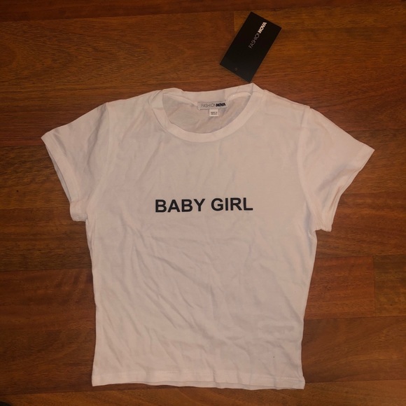 I’m His Baby Girl Tee -White - Picture 7 of 7